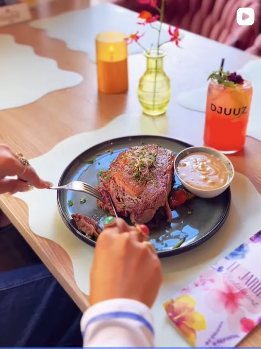 Le Jardin burger met friet